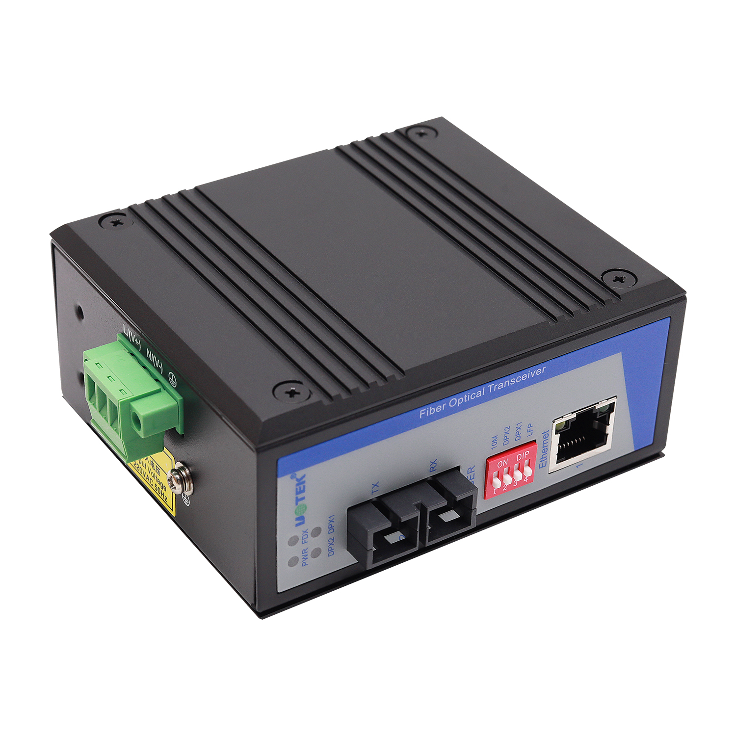 1口百兆網絡光纖收發器