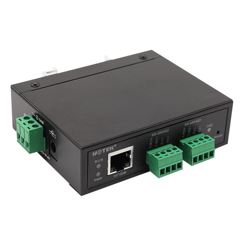 0/100M轉(zhuǎn)2口RS-485/422串口服務(wù)器